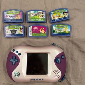 Kids leapfrog leapster 2, comes with six games,